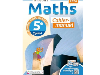 COMPRA / ACHAT - Cahier-manuel iParcours maths 5ème (édition 2026)