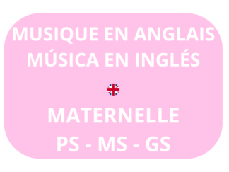 Musique en anglais / Música en inglés - PS / MS / GS - JEUDI / JUEVES de 16h à 17h - LFM CONDE DE ORGAZ